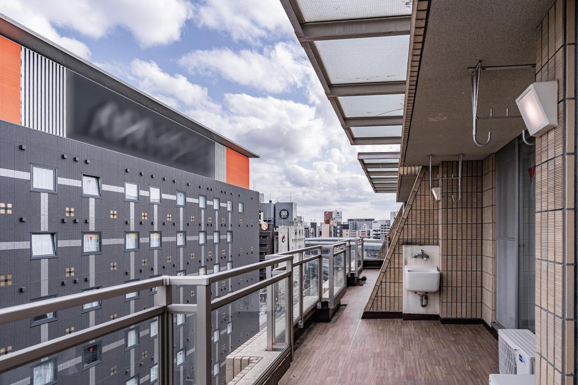 Apartment Hotel 11 Shinsaibashi Amemura Osaka Exterior photo